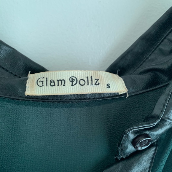 Green Collared Blouse - Picture 3 of 4